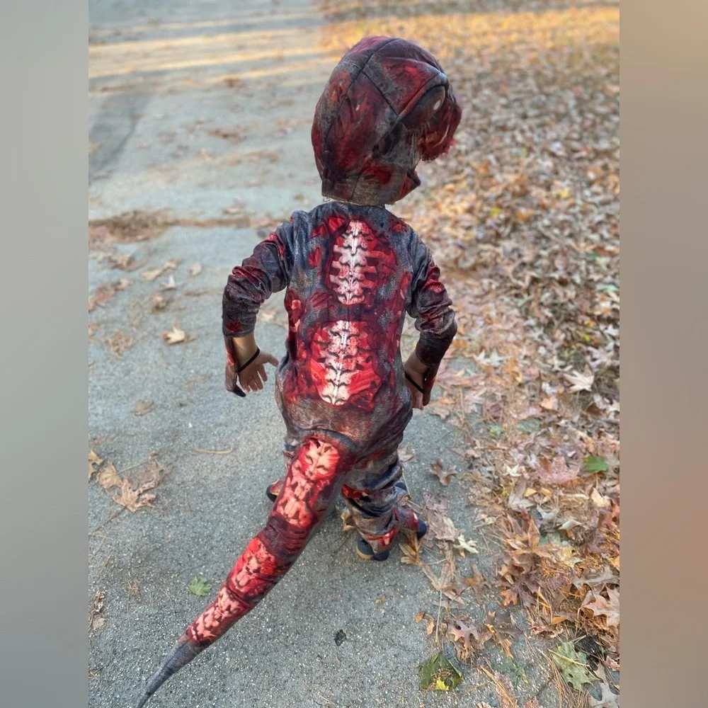 Kids Zombie Dinosaur Costume size 5/6